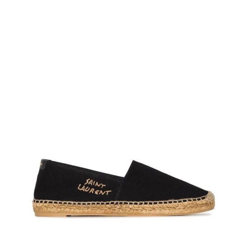 Embroidered Logo Espadrille